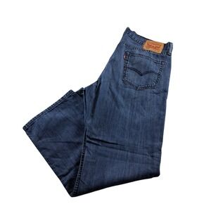 Levi's 559 Relaxed Straight Jeans Mens 36x30 Blue Mid Wash Denim